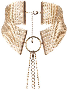 Bijoux Indiscrets Obojek - náhrdelník Désir Métallique Gold, zlatý