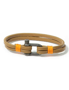 Panareha TEAHUPO'O Leather Bracelet brown