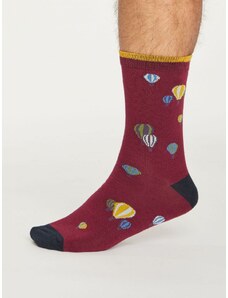 Thought Pánské bambusové ponožky Explorer (červená)