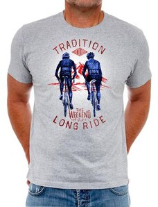 Cycology Šedé cyklistické tričko Tradition