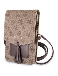 Univerzální pouzdro / taška s kapsou na mobil - Guess, 4G Wallet Beige