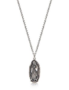 Pánský náhrdelník Nialaya s přívěskem Panny Marie z Guadalupe