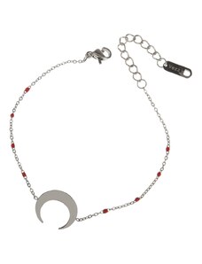 Eshopat Dámský náramek Half-Moon Silver/Red