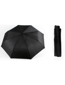 Blue Drop Skládací pánský deštník manuální černý