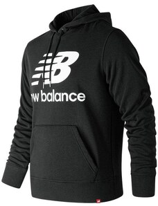 Mikina s kapucí New Balance M NB ESSENTIALS STACKED LOGO PO HOODIE 690950-60-008