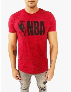 NBA NBA Pro League Red sportovní žíhané triko s krátkým rukávem - S / Červená / NBA