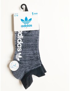 Adidas Originals Adidas Run DRY sportovní šedé funkční ponožky s nápisem a logem - 37-44 / Tmavě šedá / Adidas Originals