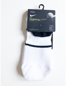 Nike Nike Tennis White sportovní bílé ponožky s vyvýšenou patou - 41-46 / Bílá / Nike