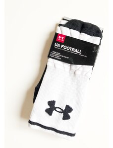 Under Armour Under Armour Football White sportovní funkční ponožky s logem - 35 1/2 - 42 / Bílá / Under Armour