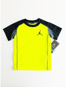 Air Jordan Air Jordan Jumpman DRI-FIT Black Lime pohodlné chlapecké sportovní triko s krátkým rukávem - Dítě 3-4 roky / Electrolime / Air Jordan / Chlapecké