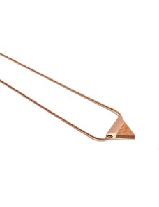 BeWooden Náhrdelník s dřevěným detailem Rea Necklace Triangle