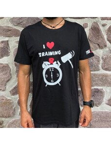 Tri Fun Fit Pánské černé tričko I ove Training early 012-TFTMN