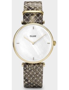 CLUSE Triomphe Gold White Pearl/Soft Almond Python CL61008