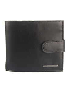 Pánská černá kožená peněženka Bellugio TM34R