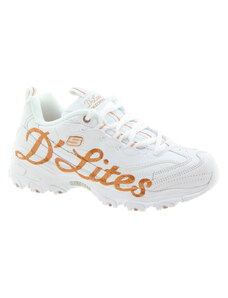 SKECHERS Dámské tenisky D'Lites white 13165-WTRG-345