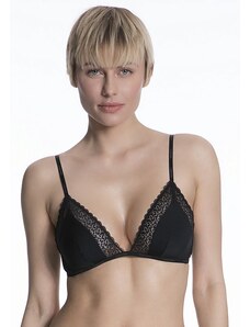 Dámská podprsenka Calvin Klein Flirty Unlined Triangle Modrá