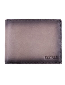 Pánská kožená peněženka Segali 93883030 šedá patina