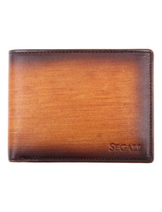 Pánská kožená peněženka Segali 929204030 koňakově hnědá patina