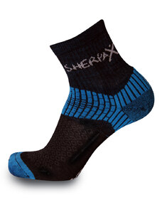 APASOX-SHERPAX SHERPAX MISTI black-blue sportovní termo ponožky