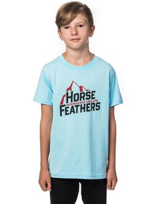 horsefeathers Dětské triko slant youth t-shirt (sky blue)