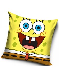 Carbotex Polštář vysmátý SpongeBob - 40 x 40 cm