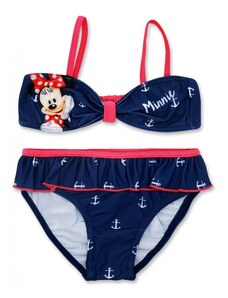 Setino Dívčí dvoudílné plavky / bikiny Minnie Mouse - Disney - modré