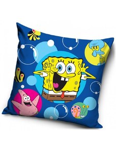 Carbotex Povlak na polštář SpongeBob, Patrik a Sépiák - 40 x 40 cm