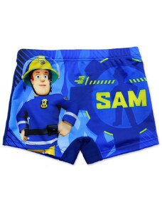 Setino Dětské / chlapecké plavky boxerky Hasič Sam - Požárník Sam - Fireman Sam - tm. modré