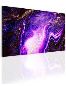 Malvis Obraz fialovozlatá abstrakce