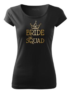 TRIKOO Tričko BRIDE SQUAD HAND | pro TÝM nevěsty na rozlučku se svobodou
