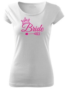 TRIKOO Tričko BRIDE ELEGANT | pro nevěstu na rozlučku se svobodou
