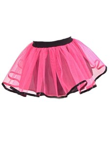 Dívčí neonově růžová tutu sukně Nesy 104-122