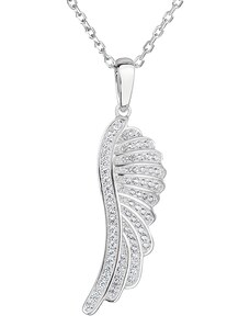 Šperky pro tebe Stříbrný přívěsek Andělské křídlo