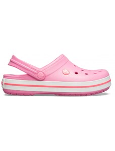 Pantofle Crocs Crocband - Pink Lemonade/White