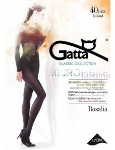 Gatta Rosalia 40 den 5-XL punčochové kalhoty 5-XL ferrari/odstín červené