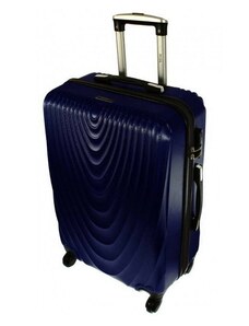 Rogal Tmavě modrý skořepinový cestovní kufr "Motion" - vel. M, L, XL