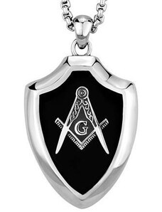 US Ocelový pánský náhrdelník zdobený Ocel 316 - Svobodných zednářů