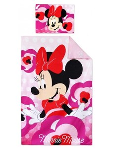 Setino Bavlněné povlečení do dětské postýlky Minnie mouse  (Disney), 90 x 140 cm + 40 x 55 cm
