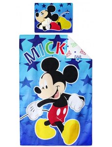 Setino Bavlněné povlečení do dětské postýlky Mickey Mouse (Disney), 90 x 140 cm + 40 x 55 cm
