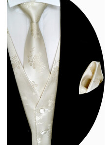 Svatební vesta Beytnur 10-1 kravata, plastron a kapesníček