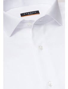 ETERNA Slim Fit bílá neprosvítající košile dlouhý rukáv Non Iron Cover