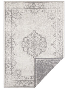 NORTHRUGS - Hanse Home koberce Kusový koberec Twin Supreme 103870 Cebu Grey/Cream – na ven i na doma - 80x150 cm
