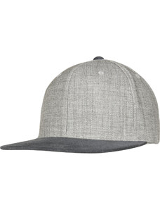 Flexfit Melange Velur Snapback šedá/šedá