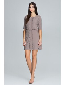 Figl Woman's Dress M618 Mocca