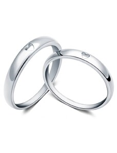 OLIVIE Snubní prsten ze stříbra 2973
