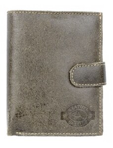 Khaki kvalitní kožená peněženka Gazello vhodná do lesa, abyste nevyplašili zvěř FLW