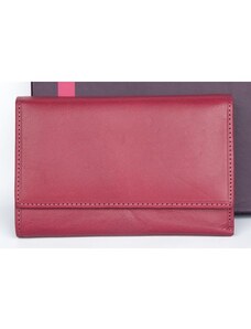 Růžová kožená peněženka Il Giglio FLW