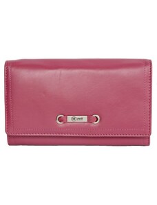 Růžová velmi příjemná kvalitní kožená peněženka HMT FLW