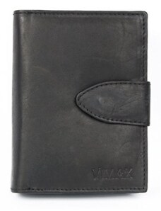 Dámská černá kožená peněženka FLW