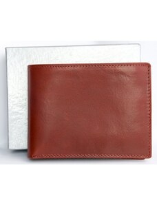 Pánská červená kožená peněženka FLW